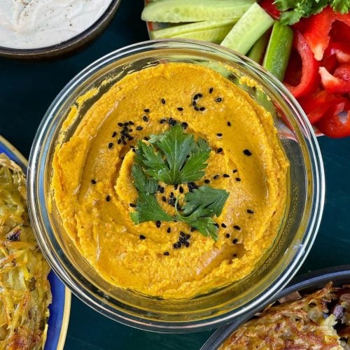 Vegan humus at the Ligaya Women Retreat